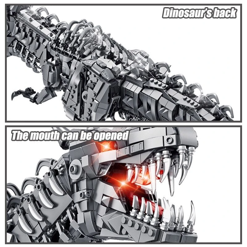 Super Mech Colossal T-Rex Dinosaur Building Set 17 Super Mech Colossal T-Rex Dinosaur Building Set - Image 15