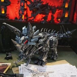 Super Mech Colossal Triceratops Dinosaur Building Set -Kawaii Store kawaiies plushies plush softtoy super mech colossal triceratops dinosaur building set build it 758611