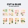 Sushi Cut & Glue Activity – Kawaii Printable Craft For Kids (30 Pages) -Kawaii Store kawaiies plushies plush softtoy sushi cut glue activity kawaii printable craft for kids 30 pages cut glue 610915