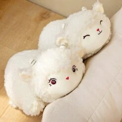 Sweet Fluffy Laying Lamb Snuggle Buddies -Kawaii Store kawaiies plushies plush softtoy sweet fluffy laying lamb snuggle buddies new soft toy 865688
