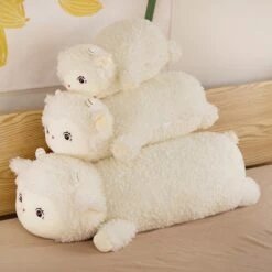 Sweet Fluffy Laying Lamb Snuggle Buddies -Kawaii Store kawaiies plushies plush softtoy sweet fluffy laying lamb snuggle buddies new soft toy 952046