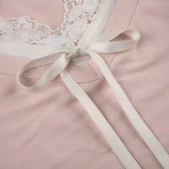 Apparel Sweet Pink Harajuku Style Slim-fit Laced Women's Top -Kawaii Store kawaiies plushies plush softtoy sweet pink harajuku style slim fit laced womens top tops 297504