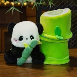 Sze Sze The Panda Bamboo Hut Plushie 14 Sze Sze The Panda Bamboo Hut Plushie -Kawaii Store kawaiies plushies plush softtoy sze sze the panda bamboo hut plushie soft toy 624613