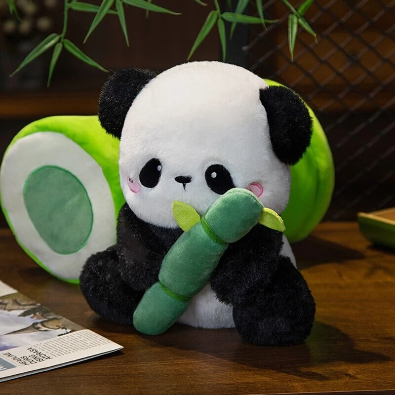 Sze Sze The Panda Bamboo Hut Plushie 7 Sze Sze The Panda Bamboo Hut Plushie - Image 5