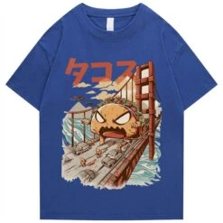 Apparel Taco Monster Bridge Attack Unisex Tee -Kawaii Store kawaiies plushies plush softtoy taco monster bridge attack unisex tee apparel blue s 756651