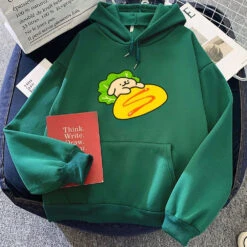 Apparel Tamagoyaki Omelette Luckie The Dog Unisex Hoodie -Kawaii Store kawaiies plushies plush softtoy tamagoyaki omelette luckie the dog unisex hoodie apparel dark green m 809289