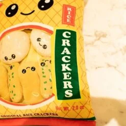 Tasty Rice Crackers Candy Bag Plushies -Kawaii Store kawaiies plushies plush softtoy tasty rice crackers candy bag plushies soft toy 311800