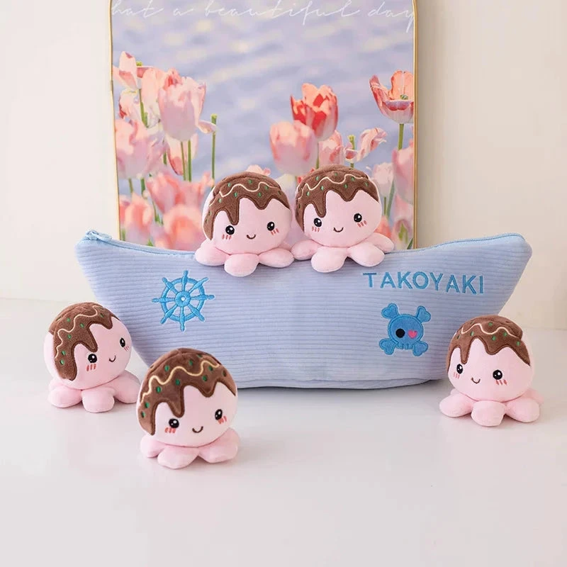 Tasty Takoyaki Balls Candy Bag Plushies 12 Tasty Takoyaki Balls Candy Bag Plushies - Image 10