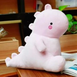 Tato & Tate The Dino Lover Kawaii Plushies -Kawaii Store kawaiies plushies plush softtoy tato tate the dino lovers soft toy 15in 40cm pink tate 850354