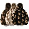 Apparel Teddy Bear Fleece Hooded Zip-up Jacket -Kawaii Store kawaiies plushies plush softtoy teddy bear fleece hooded zip up jacket new apparel 980393