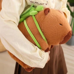 The Adorable Capybara Turtle Back Pack Plushies -Kawaii Store kawaiies plushies plush softtoy the adorable capybara turtle back pack plushies soft toy 146096