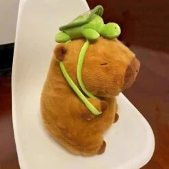 The Adorable Capybara Turtle Back Pack Plushies -Kawaii Store kawaiies plushies plush softtoy the adorable capybara turtle back pack plushies soft toy 257260