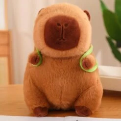 The Adorable Capybara Turtle Back Pack Plushies -Kawaii Store kawaiies plushies plush softtoy the adorable capybara turtle back pack plushies soft toy 607607