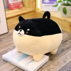 The Angry Shiba Trio Plushies -Kawaii Store kawaiies plushies plush softtoy the angry shiba trio soft toy 15in 40cm black 889781