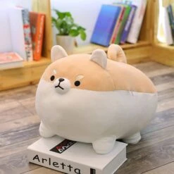 The Angry Shiba Trio Plushies -Kawaii Store kawaiies plushies plush softtoy the angry shiba trio soft toy 15in 40cm brown 404518