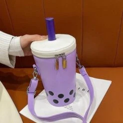 Apparel The Bubble Tea Bag -Kawaii Store kawaiies plushies plush softtoy the bubble tea bag new bags taro tea 702948