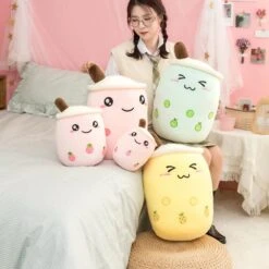 The Bubble Tea Family Fruit Plushies Collection