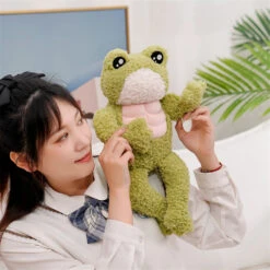 The Dench Muscle Frog Plushie -Kawaii Store kawaiies plushies plush softtoy the dench muscle frog plushie soft toy 808999
