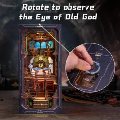 The Eye Of Old God Wooden Bookshelf Nook Kit -Kawaii Store kawaiies plushies plush softtoy the eye of old god wooden bookshelf nook kit wooden kit 417560