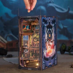 The Eye Of Old God Wooden Bookshelf Nook Kit -Kawaii Store kawaiies plushies plush softtoy the eye of old god wooden bookshelf nook kit wooden kit 844350