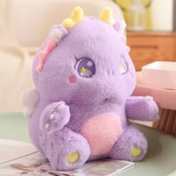 The Fluffy Baby Dragon Plush Family -Kawaii Store kawaiies plushies plush softtoy the fluffy baby dragon plush family new 834649