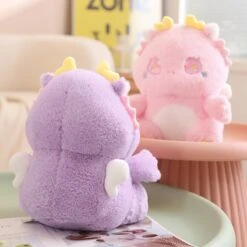 The Fluffy Baby Dragon Plush Family -Kawaii Store kawaiies plushies plush softtoy the fluffy baby dragon plush family new 985857