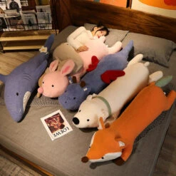 The Fluffy Giants Dragon Fox Bunny Bear Shark Plushies -Kawaii Store kawaiies plushies plush softtoy the fluffy giants dragon fox bunny bear shark plushies soft toy 336957