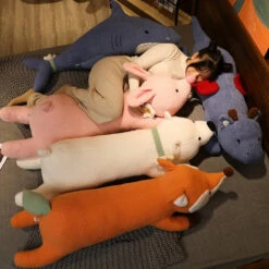 The Fluffy Giants Dragon Fox Bunny Bear Shark Plushies -Kawaii Store kawaiies plushies plush softtoy the fluffy giants dragon fox bunny bear shark plushies soft toy 769323