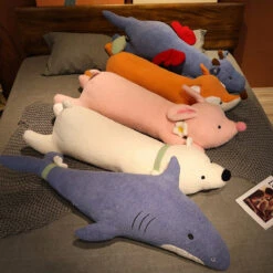 The Fluffy Giants Dragon Fox Bunny Bear Shark Plushies