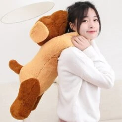 The Giant Fluffy Dogs Plushie Family -Kawaii Store kawaiies plushies plush softtoy the giant fluffy dogs plushie family new soft toy 322214