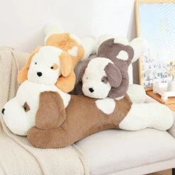 The Giant Fluffy Dogs Plushie Family -Kawaii Store kawaiies plushies plush softtoy the giant fluffy dogs plushie family new soft toy 590443