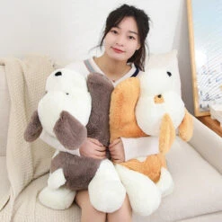 The Giant Fluffy Dogs Plushie Family -Kawaii Store kawaiies plushies plush softtoy the giant fluffy dogs plushie family new soft toy 648109