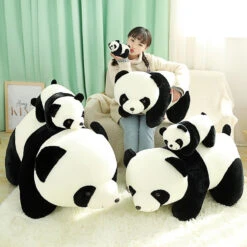 The Great Gentle Panda Plushie -Kawaii Store kawaiies plushies plush softtoy the great gentle panda soft toy 346277