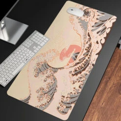 Accessories The Great Wave Off Kanagawa Large Mouse Pad Collection -Kawaii Store kawaiies plushies plush softtoy the great wave off kanagawa large mouse pad collection new accessories 13 90 x 40cm 605850