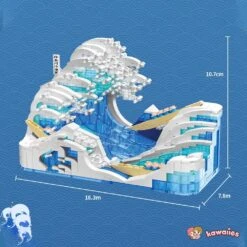 The Great Wave Off Kanagawa Micro Building Sets -Kawaii Store kawaiies plushies plush softtoy the great wave off kanagawa micro building sets new build it 334944