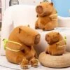 The Kawaii Capybara With Mini Avocado Backpack Plushie 1 The Kawaii Capybara With Mini Avocado Backpack Plushie -Kawaii Store kawaiies plushies plush softtoy the kawaii capybara with mini avocado backpack plushie soft toy 335158