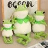 Tito The Funny Green Frog Plush With Hat -Kawaii Store kawaiies plushies plush softtoy tito the funny green frog plush with hat soft toy 286462