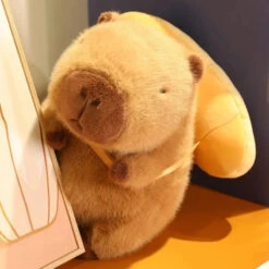 Toasted Croissant Capybara Plushies -Kawaii Store kawaiies plushies plush softtoy toasted croissant capybara plushies soft toy 473082
