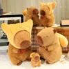 Toasted Croissant Capybara Plushies -Kawaii Store kawaiies plushies plush softtoy toasted croissant capybara plushies soft toy 789952