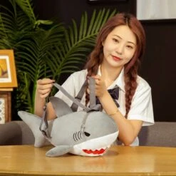 Apparel Tod The Shark Plush Backpack 26 Apparel Tod The Shark Plush Backpack -Kawaii Store kawaiies plushies plush softtoy tod the shark plush backpack bags 218255