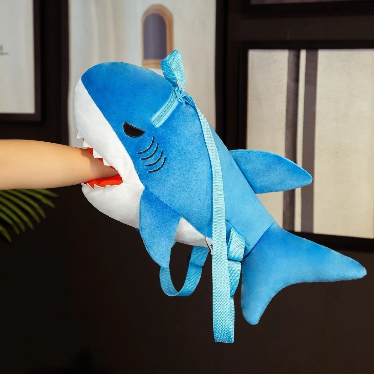 Apparel Tod The Shark Plush Backpack 7 Apparel Tod The Shark Plush Backpack - Image 5