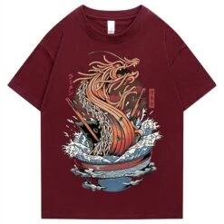 Apparel Tokyo Noodle Dragon Unisex Cotton Tee -Kawaii Store kawaiies plushies plush softtoy tokyo noodle dragon unisex cotton tee apparel 787300
