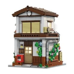 Traditional Local Japanese Restaurant LED Building Set -Kawaii Store kawaiies plushies plush softtoy traditional local japanese restaurant led building set build it 248406