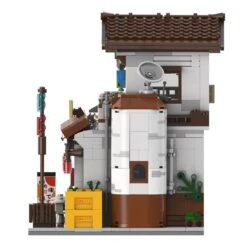 Traditional Local Japanese Restaurant LED Building Set -Kawaii Store kawaiies plushies plush softtoy traditional local japanese restaurant led building set build it 438094