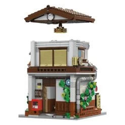 Traditional Local Japanese Restaurant LED Building Set -Kawaii Store kawaiies plushies plush softtoy traditional local japanese restaurant led building set build it 604407