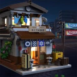 Traditional Local Japanese Restaurant LED Building Set