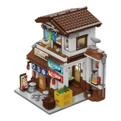 Traditional Local Japanese Restaurant LED Building Set -Kawaii Store kawaiies plushies plush softtoy traditional local japanese restaurant led building set build it 698301