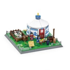 Traditional Mongolian Ger Building Blocks -Kawaii Store kawaiies plushies plush softtoy traditional mongolian ger building blocks build it 312691