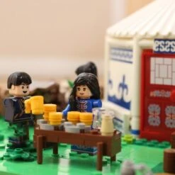 Traditional Mongolian Ger Building Blocks -Kawaii Store kawaiies plushies plush softtoy traditional mongolian ger building blocks build it 872602