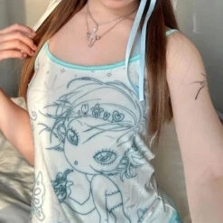 Apparel Twinkle Bell Tank Top Women -Kawaii Store kawaiies plushies plush softtoy twinkle bell tank top women tops 411060